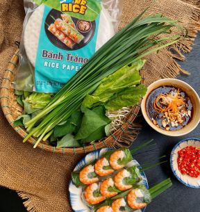 Bánh tráng gỏi cuốn